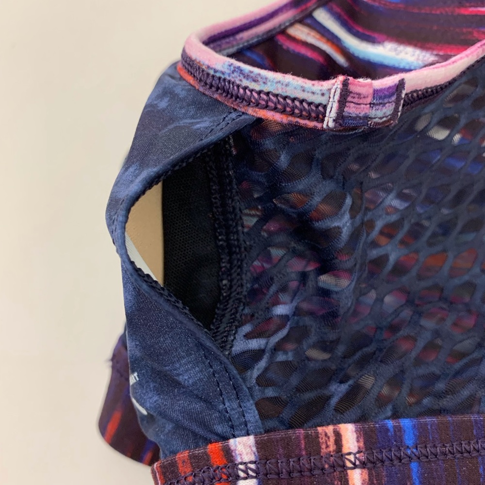 Peloton X WITH Melody Printed High Neck Sports Bra Sz S - Picture 12 of 14